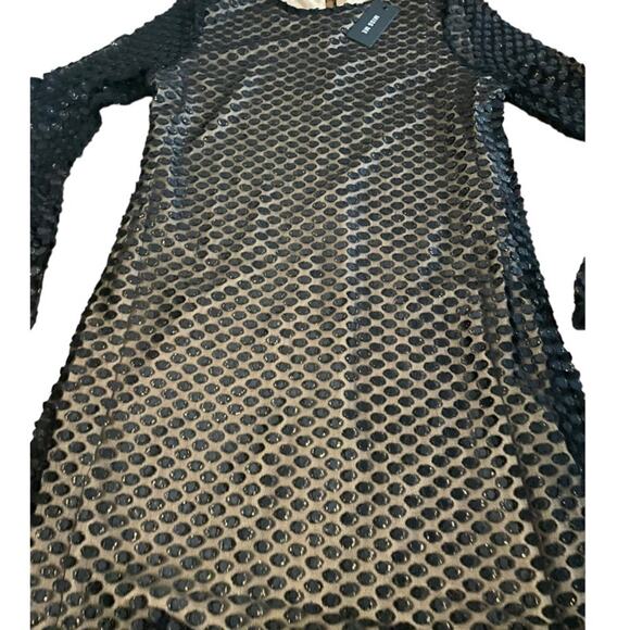 NWT Miss Me Bell Sleeve black dress size medium D - Picture 2 of 8